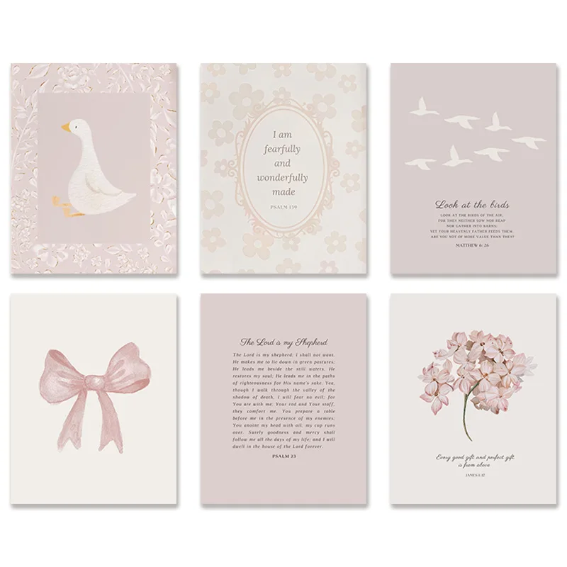 الوردي بوهو القوس الميداني حديقة قماش اللوحة المسيحية الكتاب المقدس ملصق فني معرض جدار الفتيات أثاث غرفة نوم جدار الفن #6