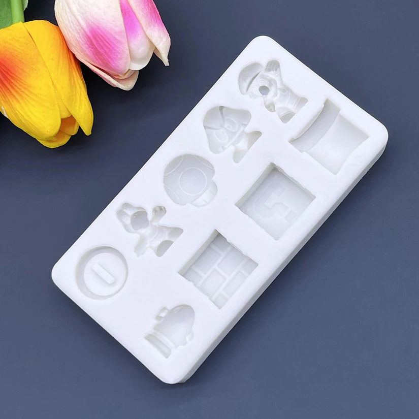 Cartoon Silicone Cake Baking Mold Sugarcraft Chocolate Cupcake Resin Tools Fondant Decorating Tools