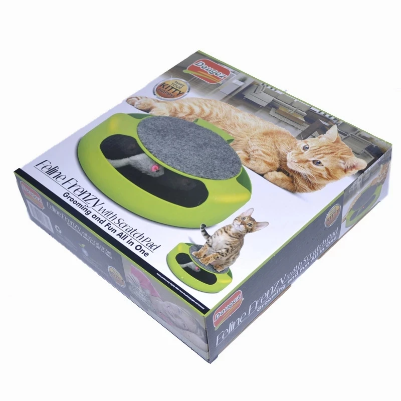 

New Rotating Mouse Cat Play Plate Funny Cat Toy Rolling Ball Round Turntable Cats Pet Supplies