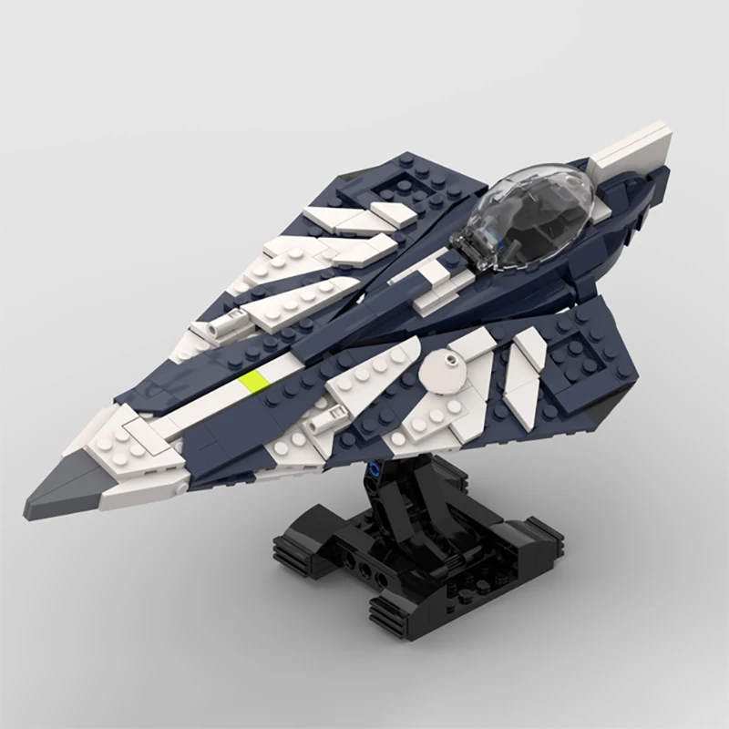 

NEW 324PCS star battle Movie MOC Delta-7 Aethersprite-class light interceptor model creative ideas ChildToy Assembly Puzzle Gift