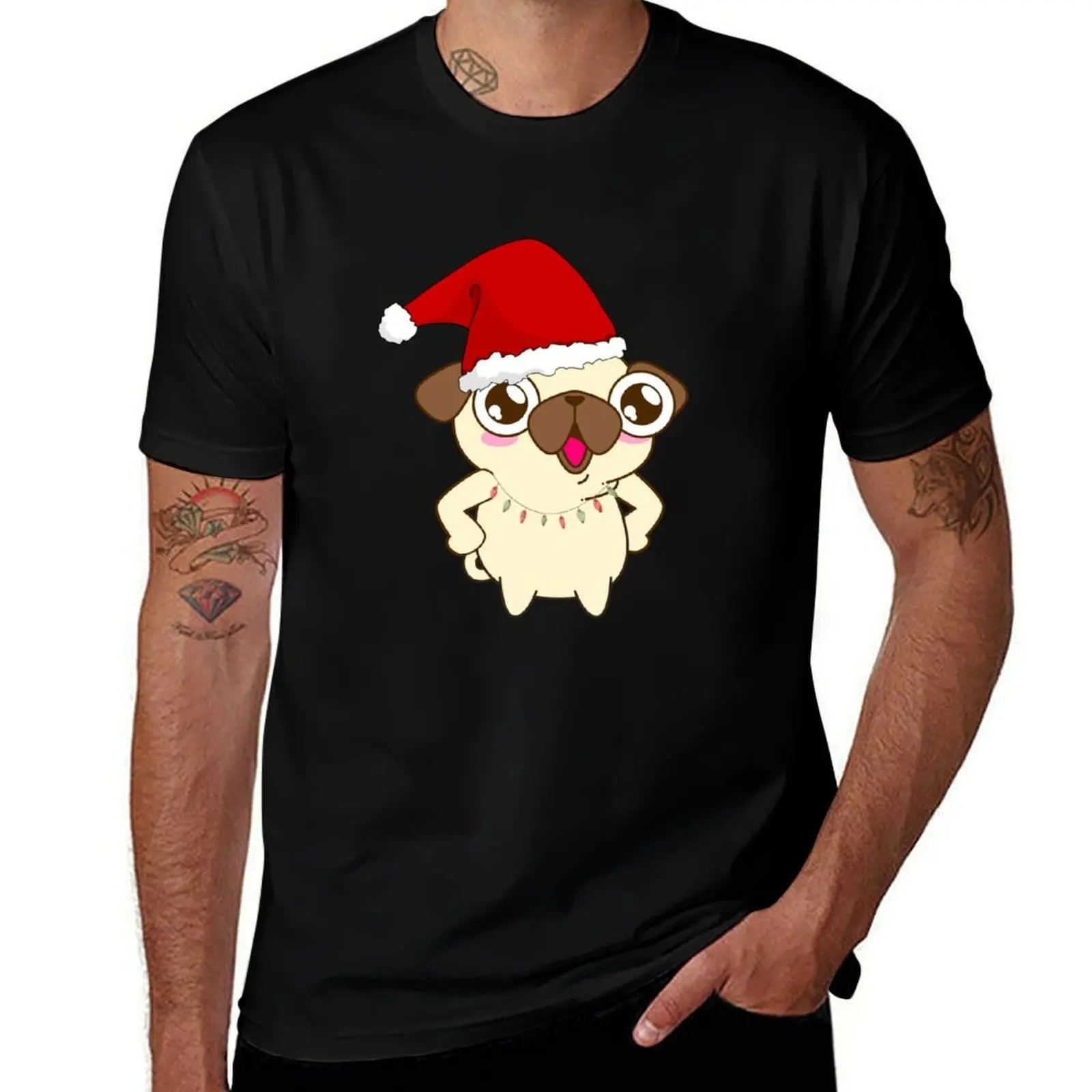 

It's Christmas for Pug's sake T-Shirt t shirts for man cotton soft man t shirts for men t shirts man graphic funny T-Shirt