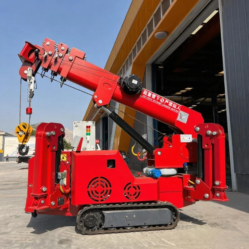 

Factory Direct Sale Spider Crane 1.2t 3t 5t 8t 14 Meters 3 Ton Crawler Spider Crane Fly Jib Diesel And Electric