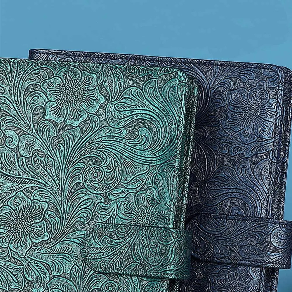 

Soft Durable Loose leaf Page Rings Magnetic Buckle Binder Stationery Notebook Cover Binder Pockets Paper Holder Leather Binder