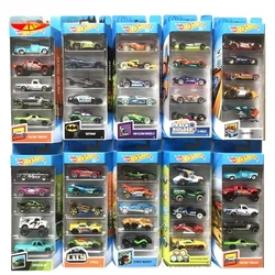 Orijinal sıcak tekerlekler araba 5 adet Juguetes Diecast 1:64 Voiture HW hızlı ve öfkeli alevler spor parça oluşturucu erkek oyuncak modeli hediye