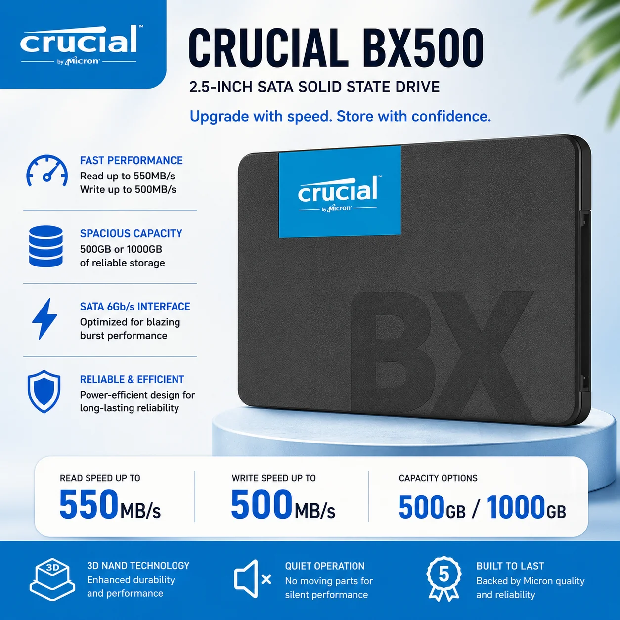 Ssd crucial bx500-AliExpress