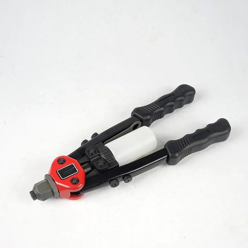 Rivet Gun Industrial Grade Heavy Duty Double Handle Manual Labor-saving Cap Gun Manual Core Pulling Nail Riveting Gun 320mm