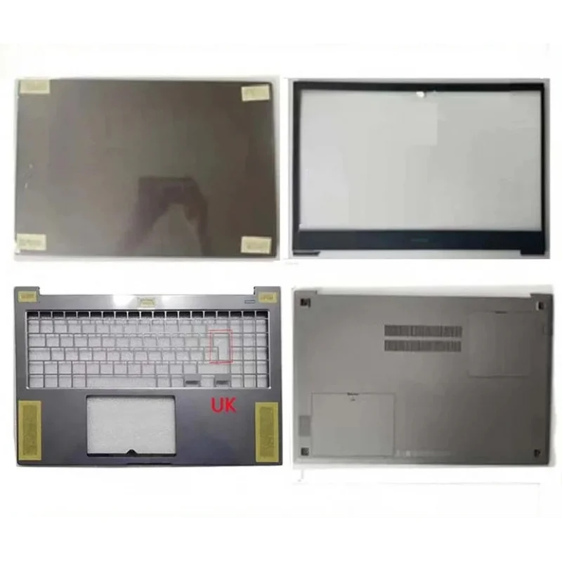 New/org For Samsung  NP550XDA 551XDA LCD back cover /Front bezel /Upper cover /Bottom case/ Hinge cover,Gray