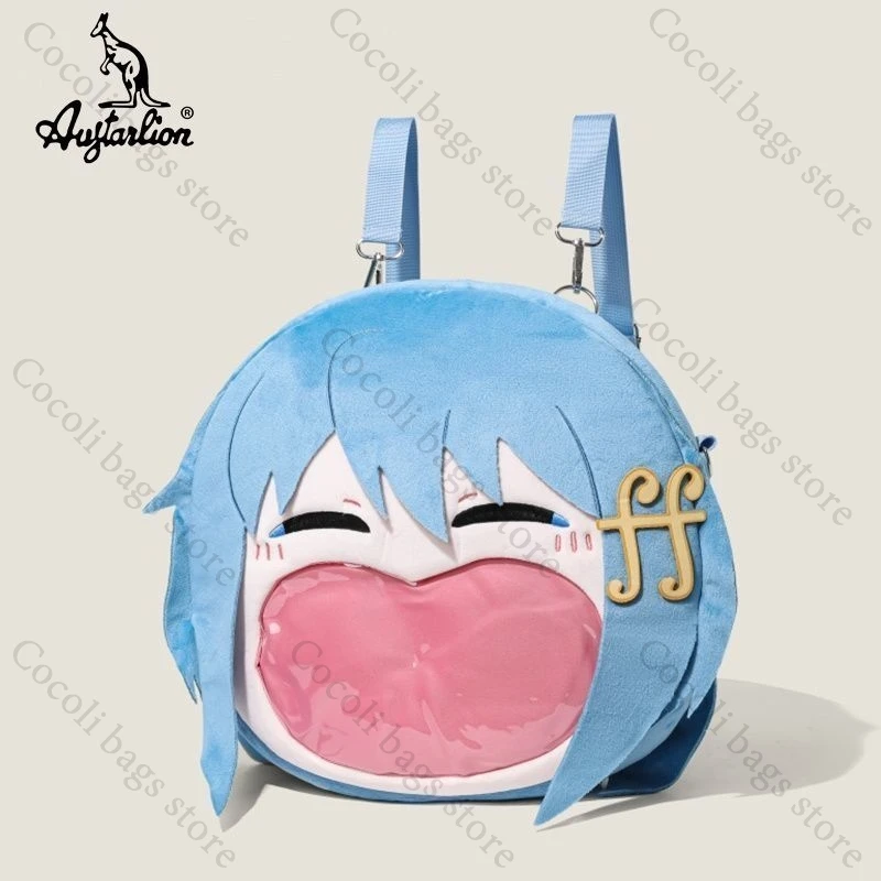 Anime Puella Magi Madoka Magica Miki Sayaka Kawaii Ita Bag Backpack Itabag Transparent Pocket Women Backpack Casual Bags