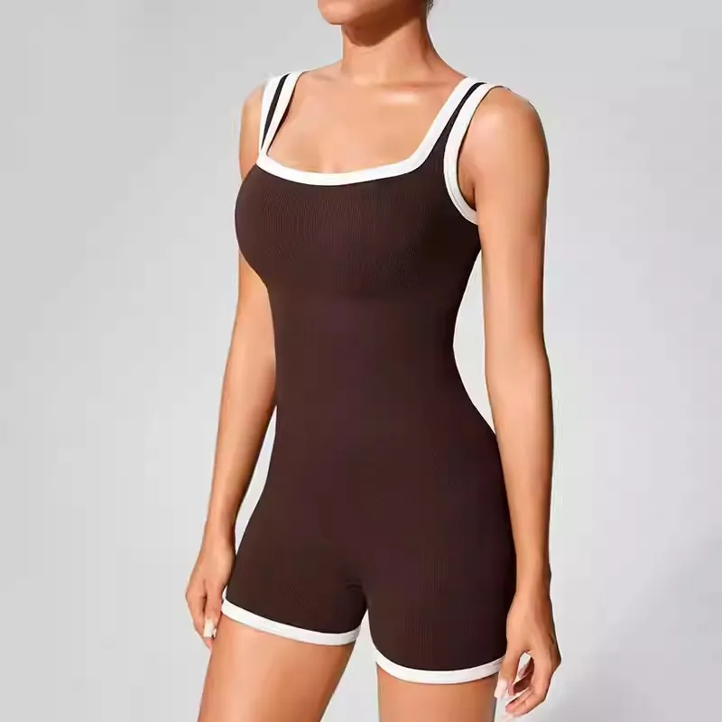 Sl Color Blo 요가 슈트 여성용 원피스 Fitn 의류 슬리밍 디자인 아름다운 Ba 타이트 바디 슈트 스포츠웨어