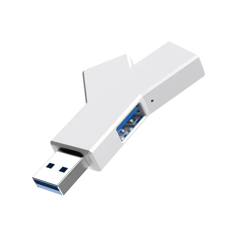 USB 3.0 Hub USB 2.0 Mini Y-shaped 3-IN-1 USB-C Hub Multi USB Splitter Hub Use Power Adapter Extender For PC Computer Laptop