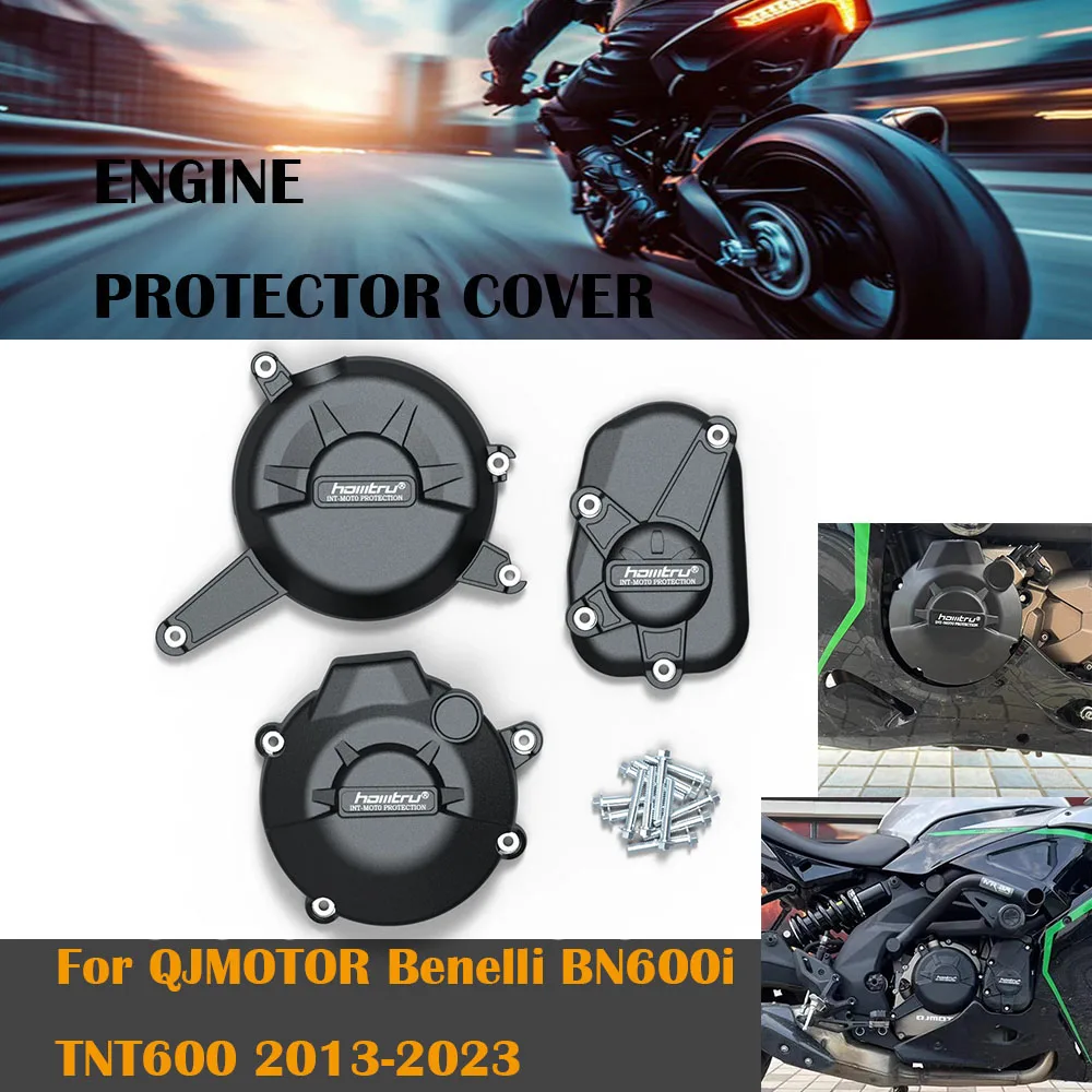 

For QJMOTOR Benelli BN600i TNT600 2013-2023 Motorcycle Engine Cover Clutch Cover Protection Accessories
