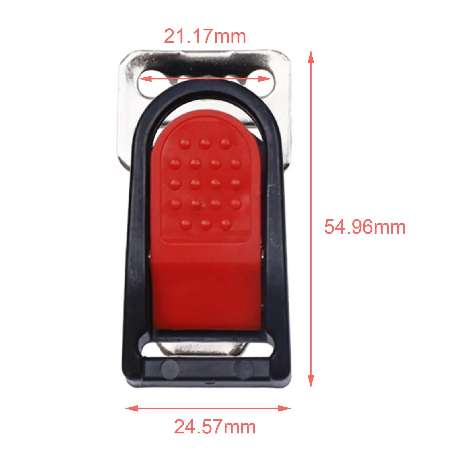 Fivela de Liberação Rápida em Aço Inoxidável para Capacete de Moto - Acessório de Reposição