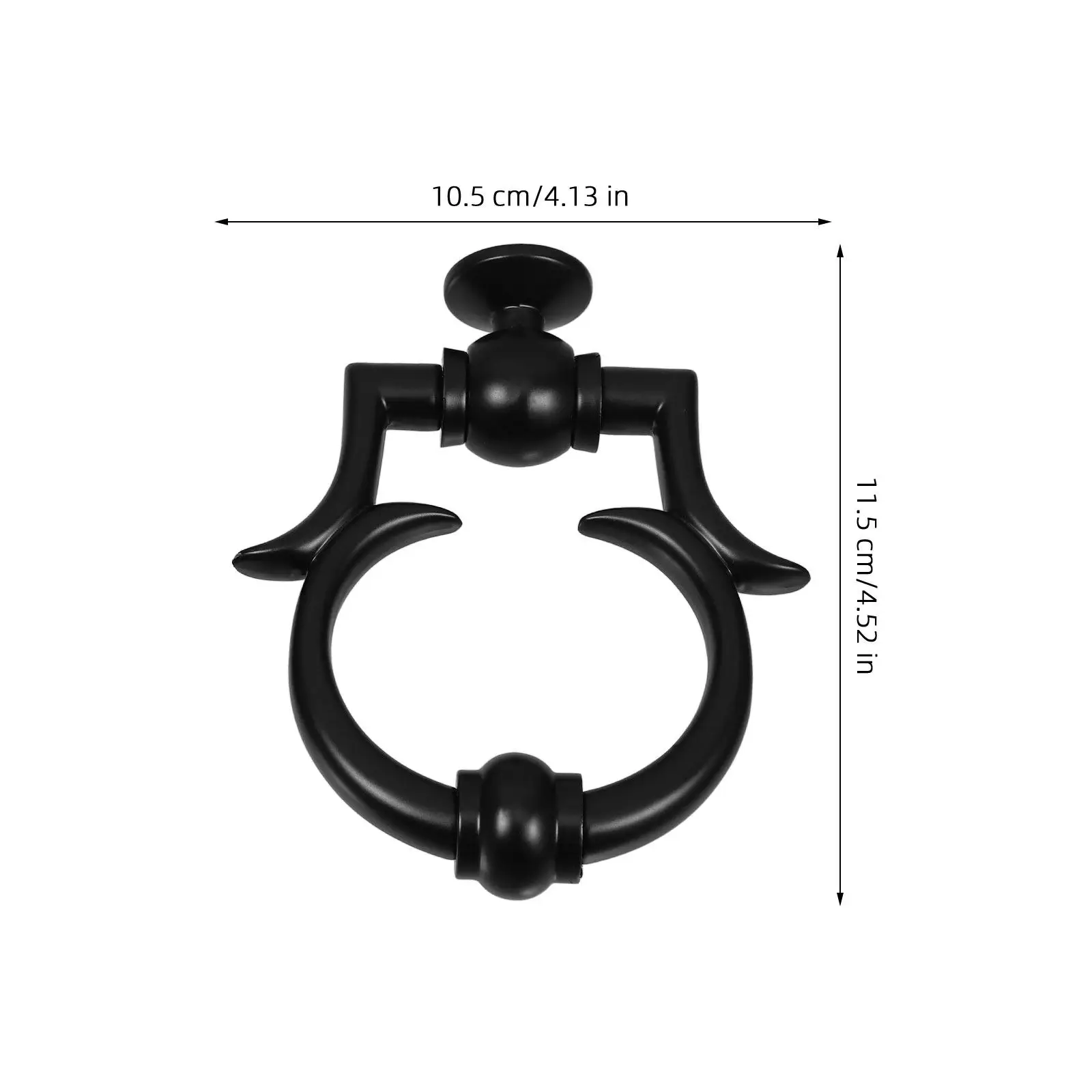 1Set European Style Door Knocker Elegant Front Door Security Knocking Handle Decorative Replacement Part Gate Supply