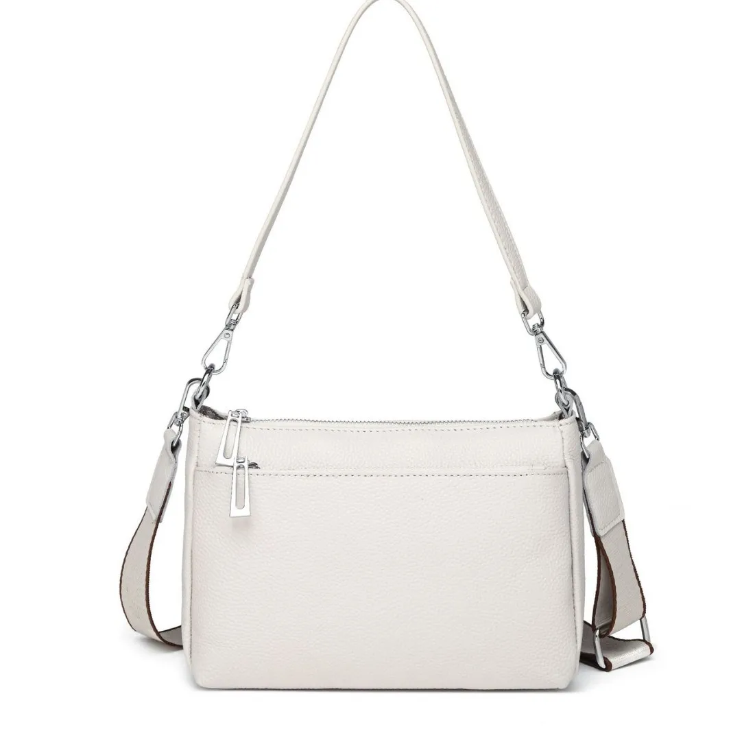 

Split Leather women's shoulder bag 2025 new Korean style simple and fashion crossbody bag High quality cowhide underarm bag