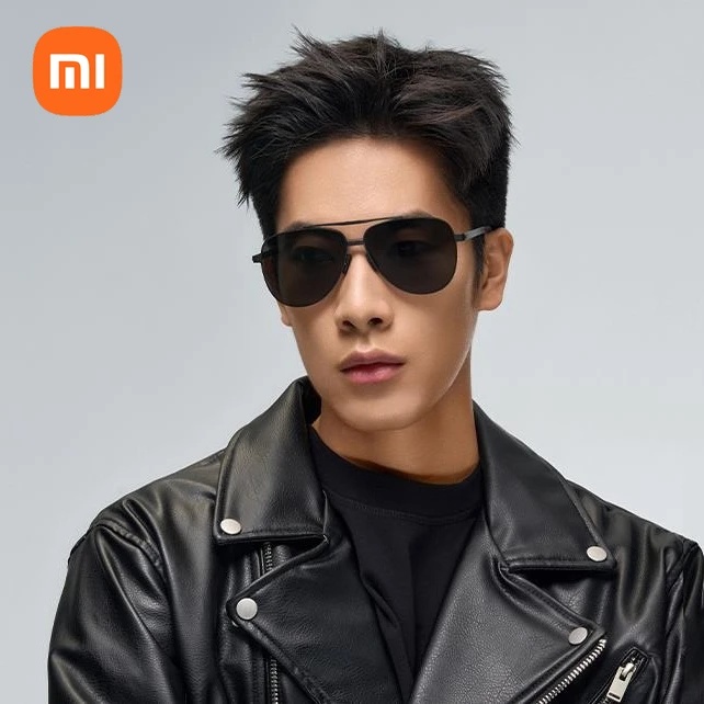 Nuevas gafas de sol polarizadas plegables originales Xiaomi mijia Mi Home, gafas de sol para coche, gafas ultraligeras resistentes a los rayos UV