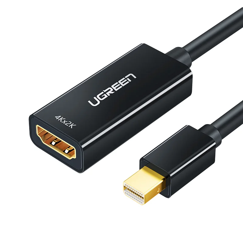 

UGREEN Mini DisplayPort to HD-MI Converter Adapter Thunderbolt 2.0 4K Mini DP to HD-MI Adapter Cable