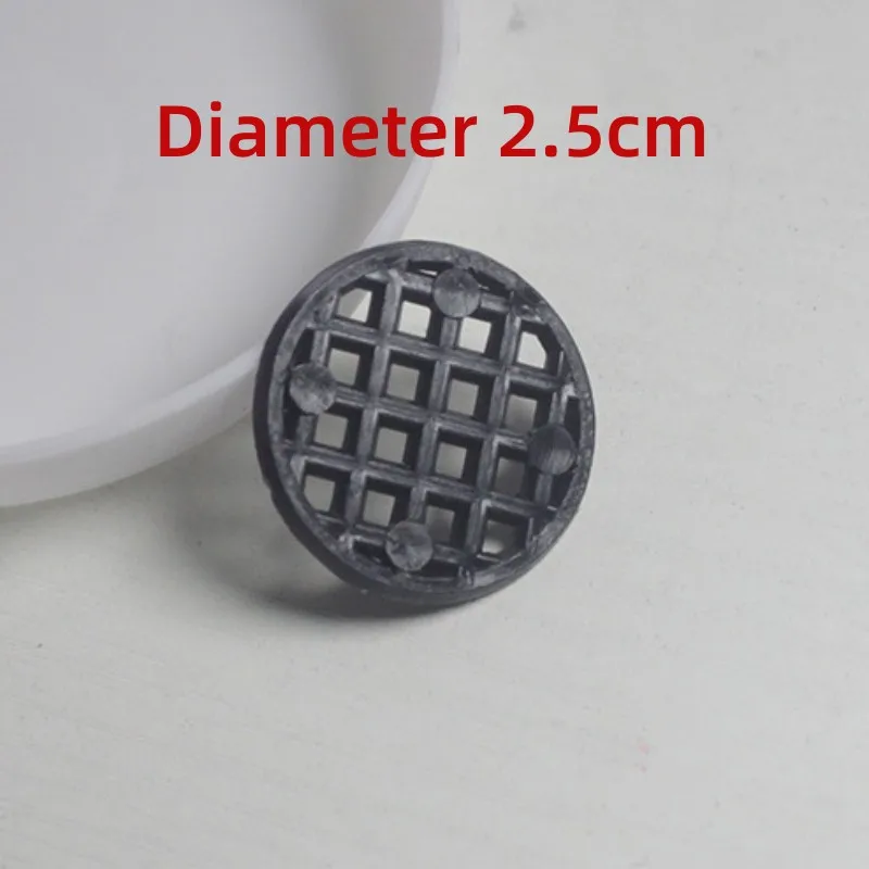 Filet de tampon de trou astronomique pour pot de fleur, empêche les fuites de sol, bonsaï, maille ronde astronomique, plastique, maille respirante, v1.50, 100 pièces, 2.5cm