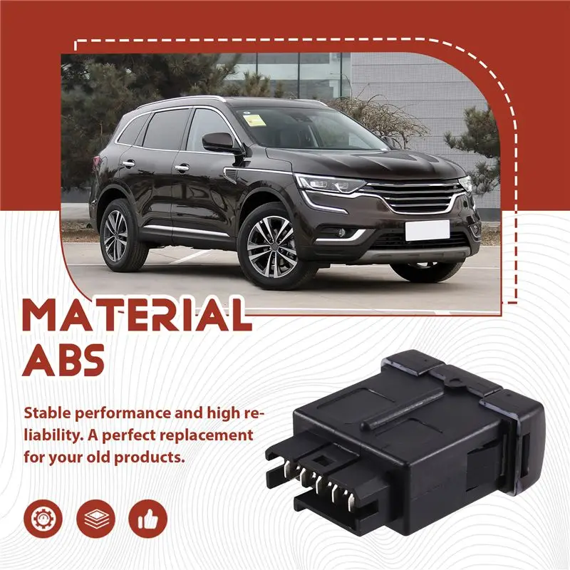 For Renault 19 II/Cabriolet/Chamade/Kasten 7700817339 Power Window Control Switch Button- Electric Master Side Functionality