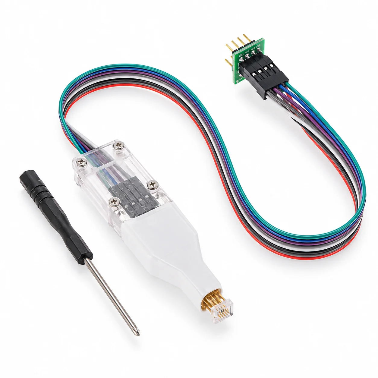 Universal High Quality 1pc Sop8 WSON Chip Download Burn Write Probe Spring Needle Flash Eeprom Burner Cable for car