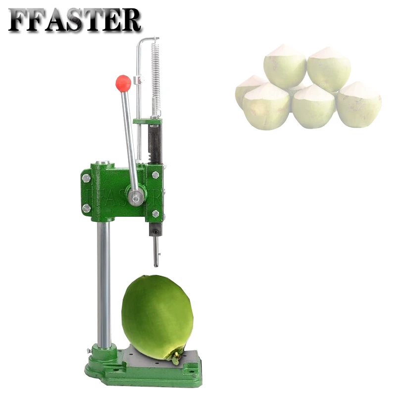 Coconut Opener Manual Opening Coconuts Machine Save Effort Stainless Steel Capping Cover Drilling Machine