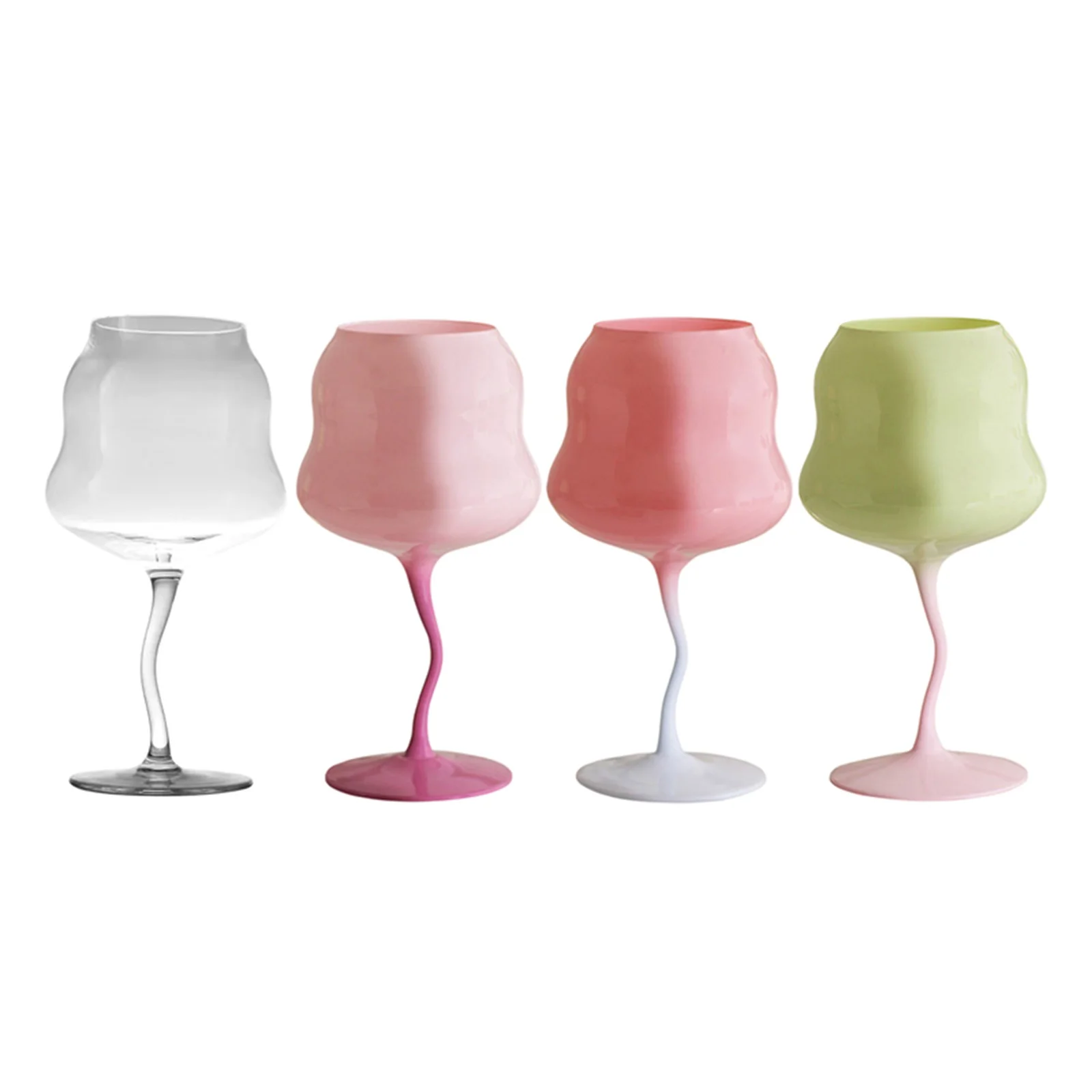 Colored Wine Glass Great for all Occasions Special Celebrations Drinkware for Red White Wine Color Glassware