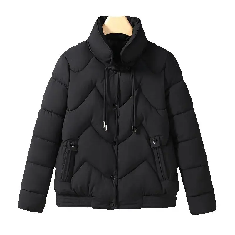 

Women Jacket 2025 Chinese Style Winter Parkas Female Thick Warm Down Cotton Coat Femme Casual Short Basic Outerwear Ladies Top