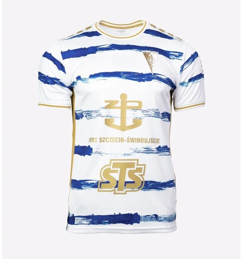 Neuheiten Polen Pogoń Szczecin Fußballtrikot Herren Damen Sommer Sport T-Shirt Atmungsaktiv Schnelltrocknend Streetwear Kleidung – Detail 2