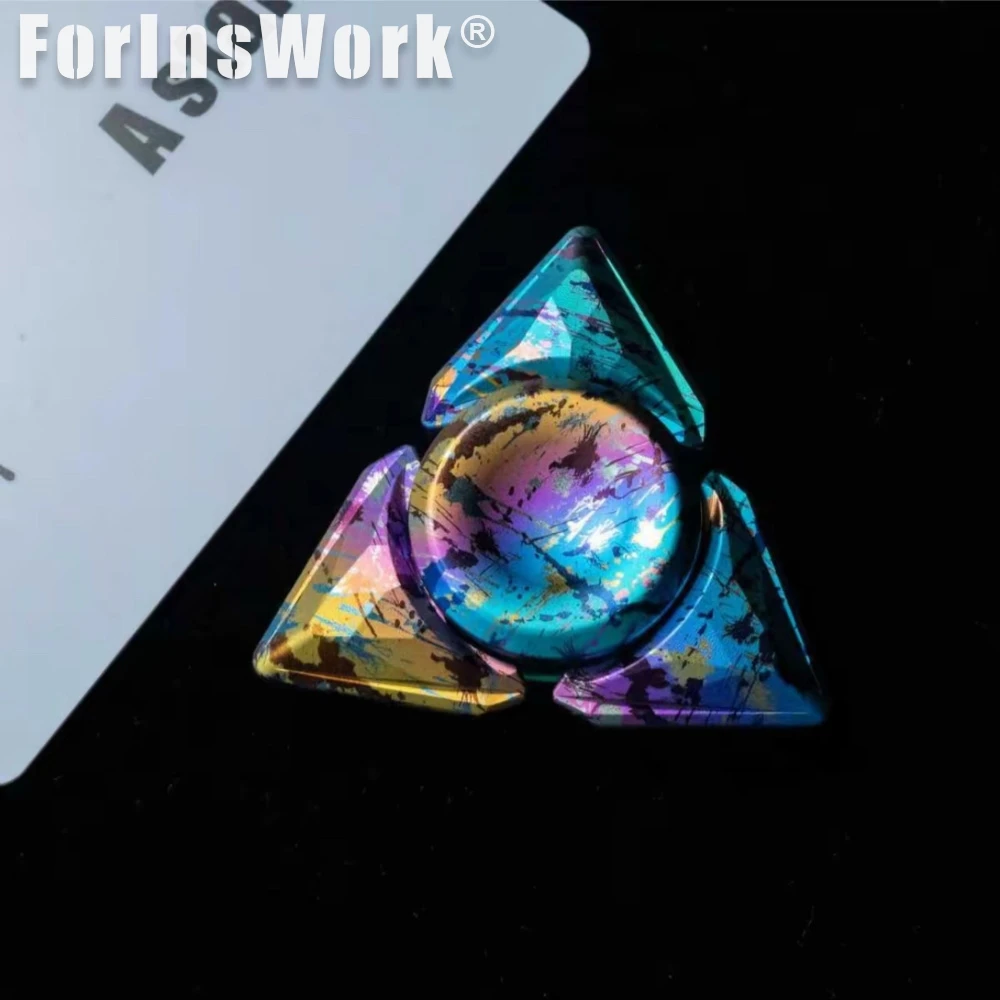 Astaredc EDC prisme main Spinner haute vitesse Fidget jouet pour soulager le Stress à la mode EDC Gadget Spinner métalico