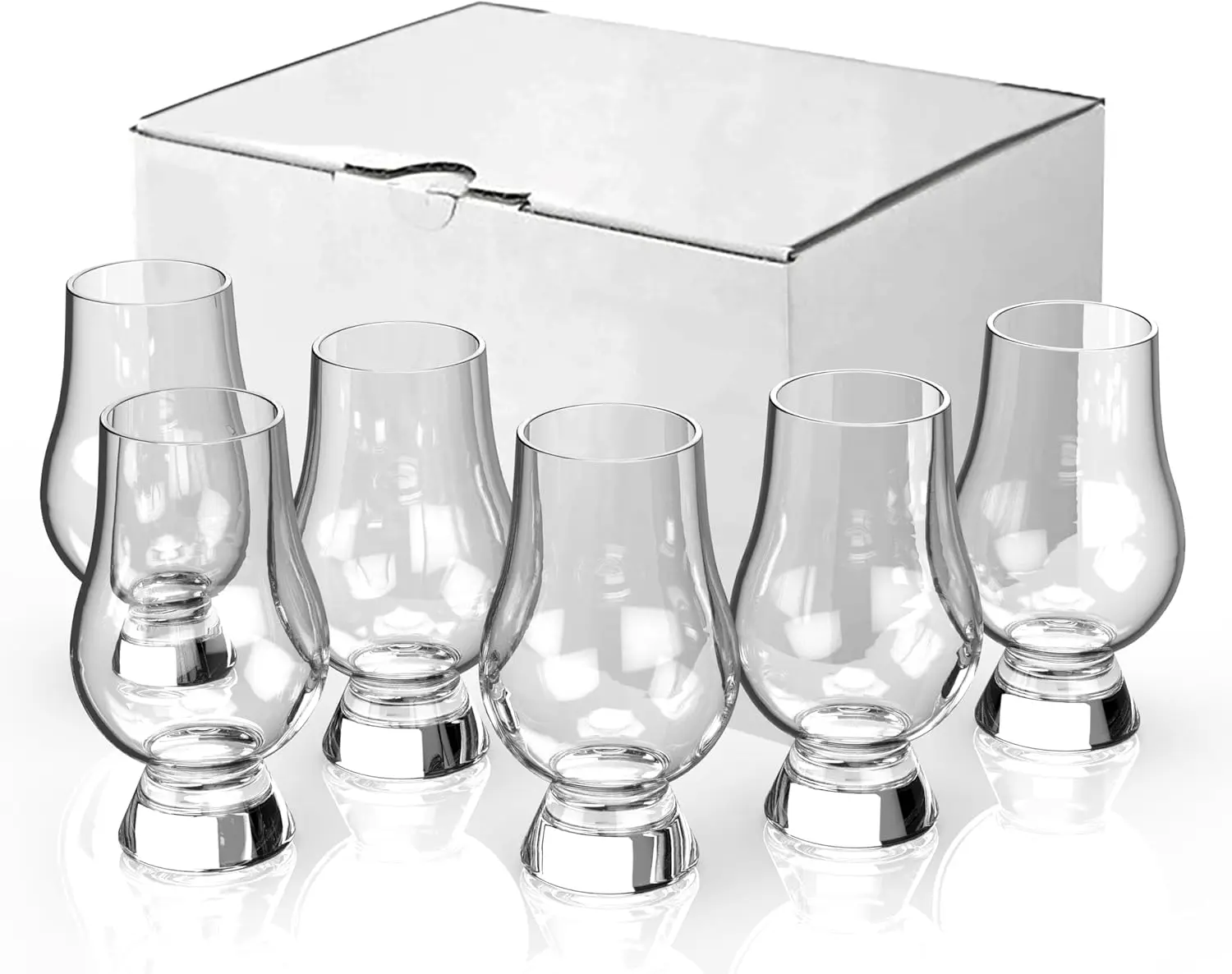 The Whiskey Glass, Miniature Whisky Tasting Glass, Set of 12