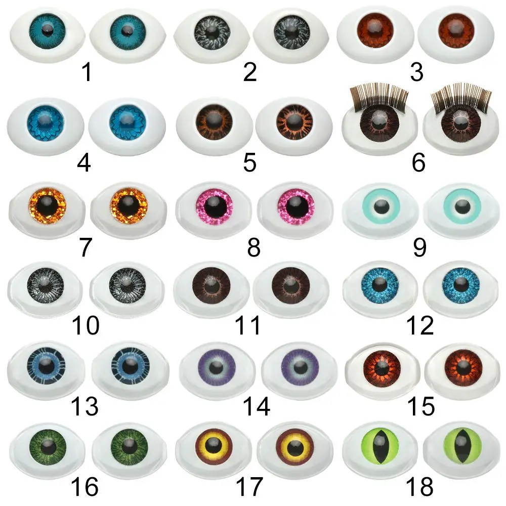 1 คู่ 10 มม.สัตว์ของเล่นสําหรับตุ๊กตา BJD ตุ๊กตาความปลอดภัยอุปกรณ์เสริม DIY CRAFT ไดโนเสาร์ Eye