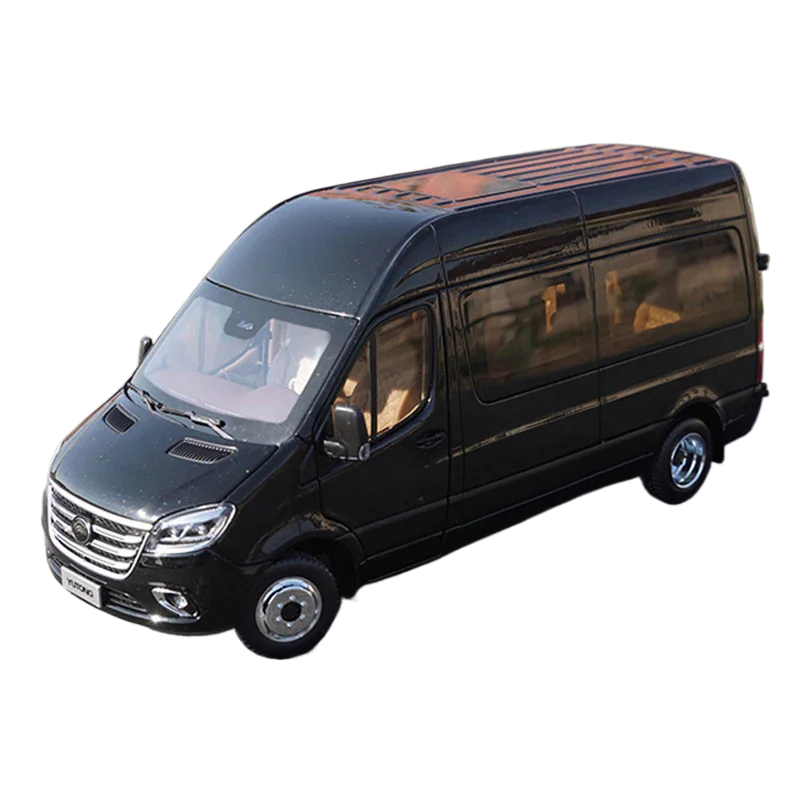 

1:24 модель бизнес-фургона Yutong Tianjun V6, литой под давлением коммерческий бизнес-автомобиль, миниатюрный 1/24 для дисплея, подарков