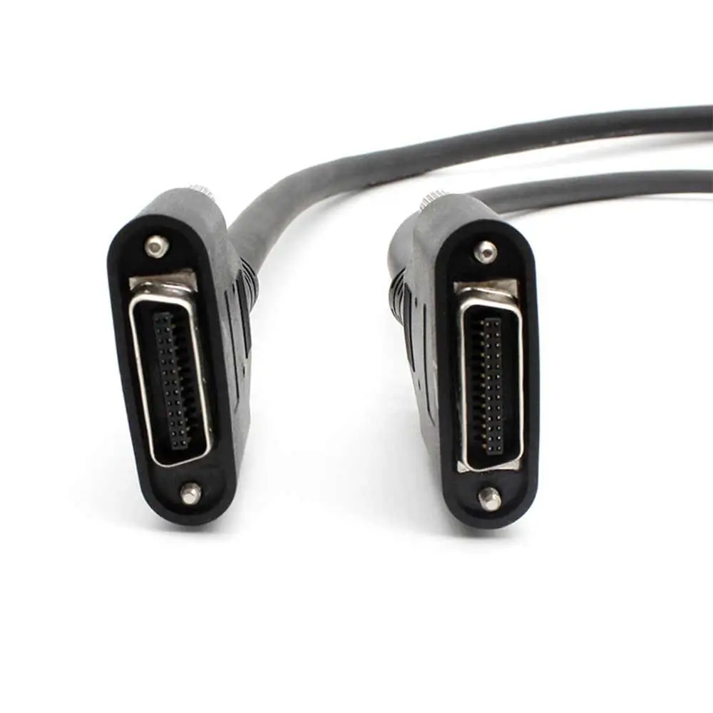 1M MDR26 Pin to MDR26 Pin High Flexible Machine Vision Cable with Locking Screws For Drag Chain Industrial Image Transmission