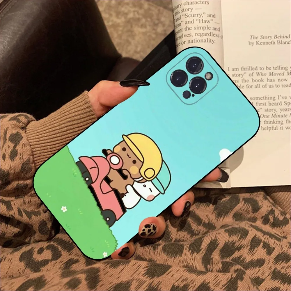 Cute BuBu DuDu Phone Case For iPhone 15 14 11 12 13 Mini Pro XS Max Cover 6 7 8 Plus X XR SE 2020 Funda Shell