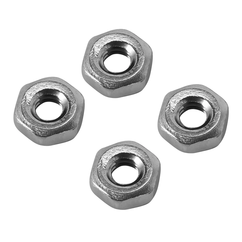 Metric M2 Hex Nuts 304 Stainless Steel Fastener DIN934 100pcs for Bolt-A27I