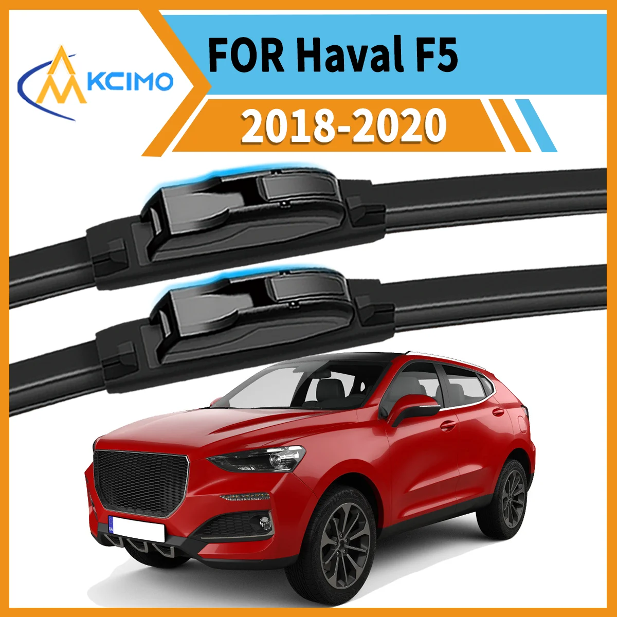 

Maximize Your Visibility 2PCS Wiper Blades for Haval F5 2018-2020 All-Season Clarity Easy Install Safe Driving Confidence
