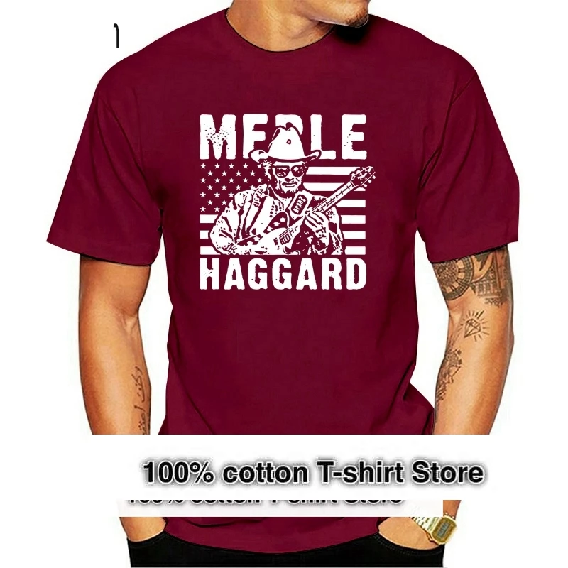 

New Merle Haggard Usa Size T-Shirt S M L Xl 2Xl Xxxl Zm1 Sportswear Tee Shirt