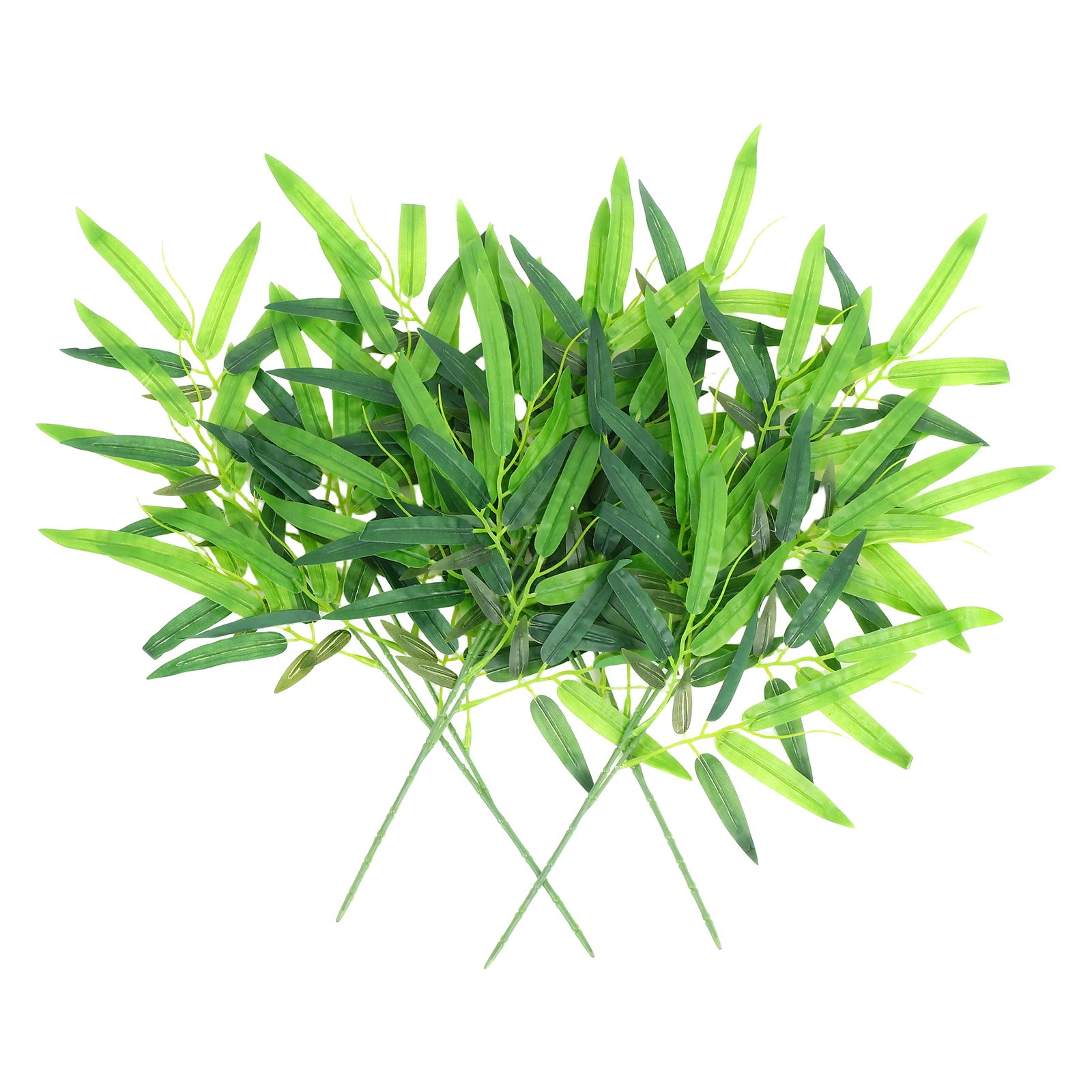 

4 Pcs Bamboo Leaf Decoration Realistic Faux Plants for Home Wedding Hotel Garden Artificial Bamboo Plants Indoor Door Staircase