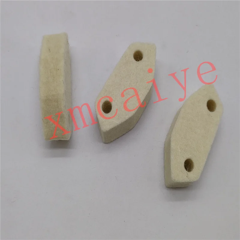 Free Shipping 30 PCS KBA145 Printing Oil Plug Wool Felt Size Length :53mm X width :23mm