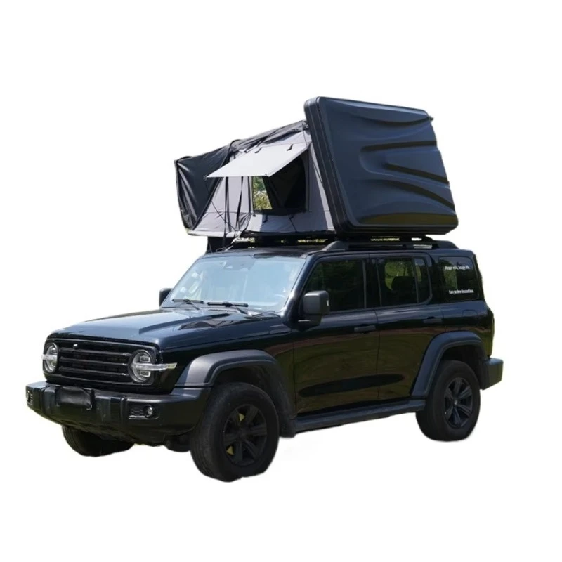 2026 China Wholesale ABS Hardshell 3-4 Person Rooftop Tents Waterproof Hard Flip Over Side Fold Roof Top Tent