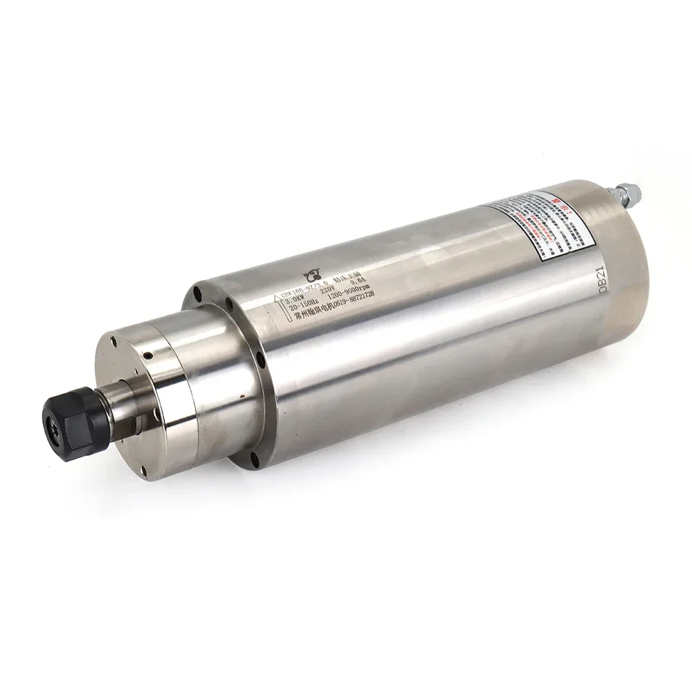 2026/WaveTopSign Constant Torque Spindle 3KW 220V 9.6A Chuck ER20 1200-9000rpm 20-150Hz for Metal Engraving and Cutting