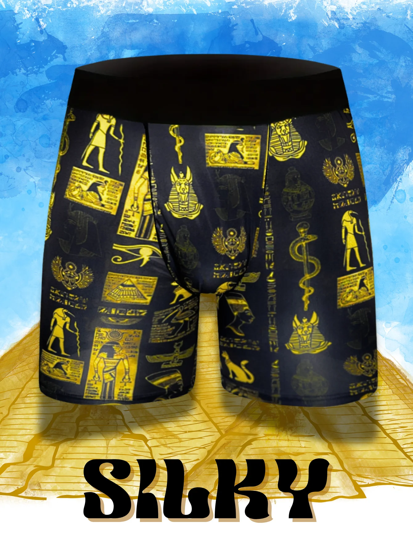 

Men Underwear Casual Sports Boxershorts Long Boxers Teenagers Parents Sexy Funny Underwear Fashion Printed Shorts Mens Boxers