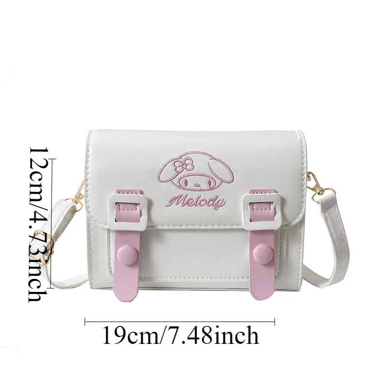 Women Luxury Brand Bag High Quality Designer Hello Kitty Cartoon Melody Kuromi Cinnamon Small Crossbody Bags for Girls Girl Gift