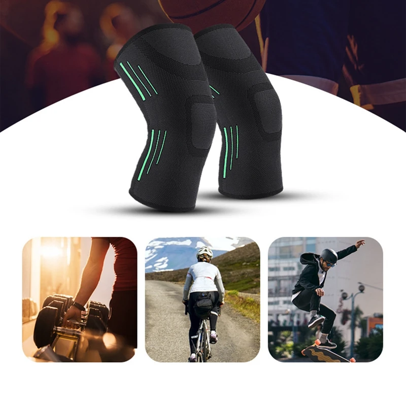 Sports Kneepad Knee Protection Professional Fitness Gear Joint Brace Pads for Basketball Volleyball Running Cycling Kneecap New