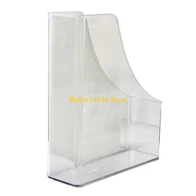 

W89C Прозрачные настольные книжные концы 8,5x25x30 см Многофункциональные органайзеры для книг Настольная подставка для журналов