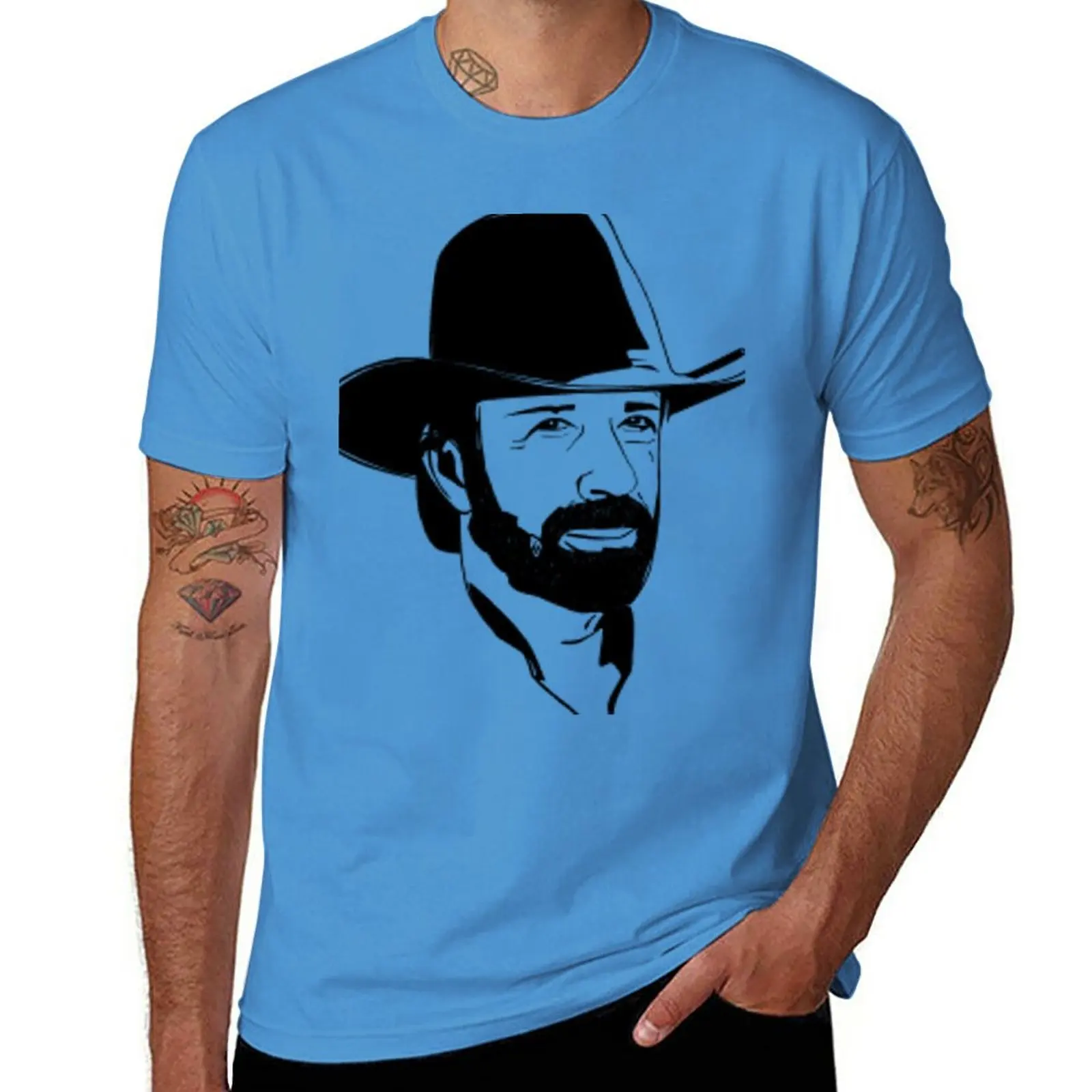 New Chuck Norris T-Shirt boys t shirts boys white t shirts anime fitted t shirts for men