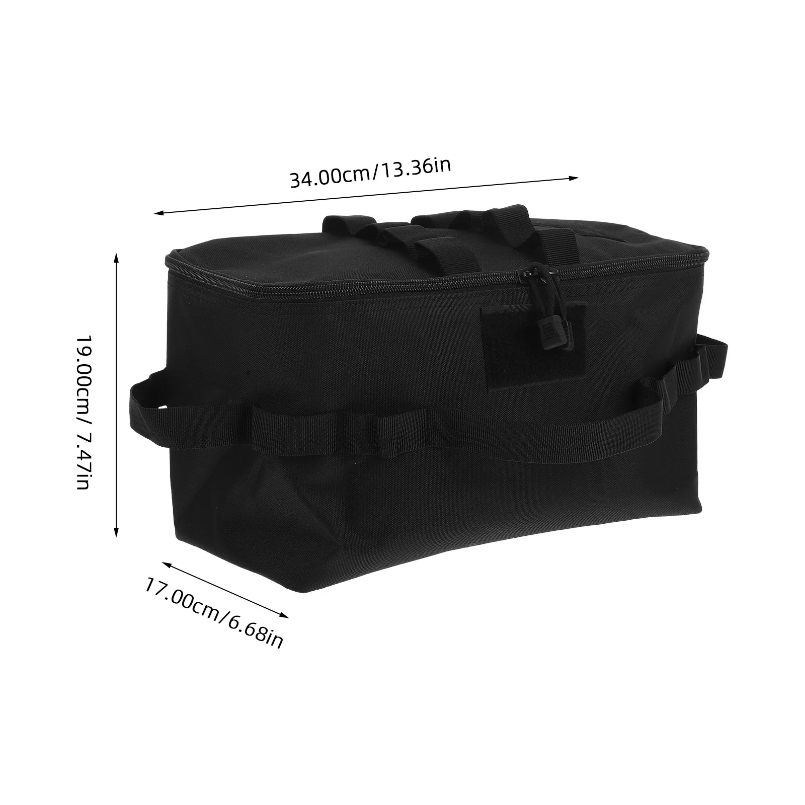 حقيبة أدوات قابلة للطي، حقيبة تخزين محمولة ذات سعة كبيرة للحرفيين، مقصورات قماش أكسفورد، السفر والتخييم #3