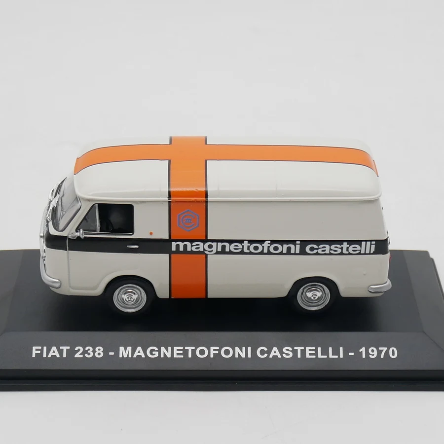ダイキャスト Ixo 1:43 スケール フィアット 238 マグネトフォニ カステッリ 1970 フィアット バンおもちゃ合金車モデルグッズ玩具ギフトお土産ディスプレイ