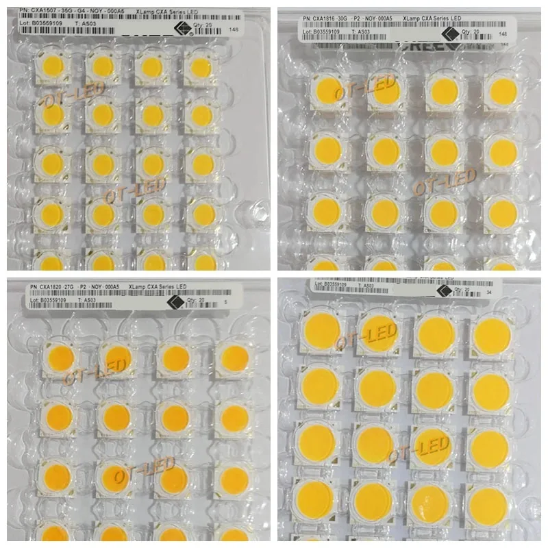 10PCS/lot Original High CRI90-93 LED CXA1304 CXA1507 CXA1816 CXA2520 CXA2530 CXA2540 2700K3000K 3500K 4000K CRI90 COB Chip Diode