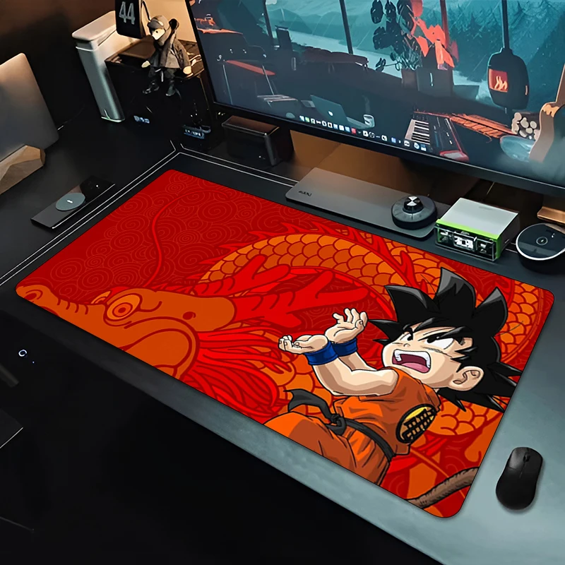 Hot Sale Dragon Ball Z Anime Mouse pad E-sports Gamer Speed Mousepads PC Gaming Extended Keyboard Desk Mat Notbook DBZ Mousepad view 4
