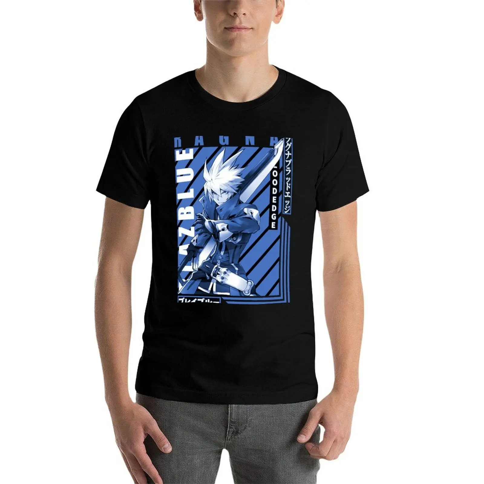 Ragna blazblue character T-Shirt essential t shirt t shirts for man pack cotton T-Shirt view 4